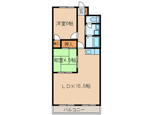 レナジア神領の物件間取画像